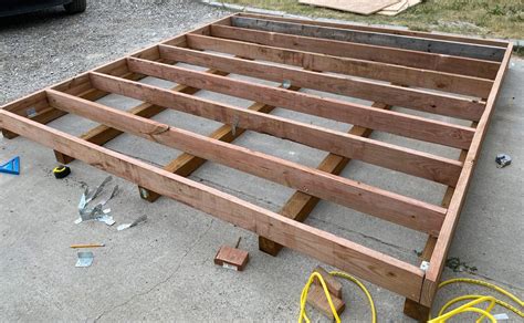 how to create a foundation with a skid steer|concrete skid foundation for shed.